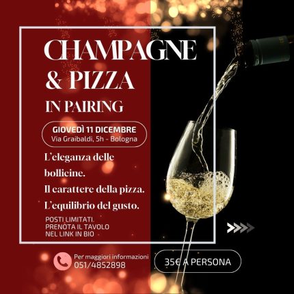 Degustazione di Pizza e champagne