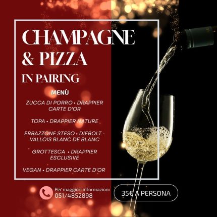 Degustazione di Pizza e champagne